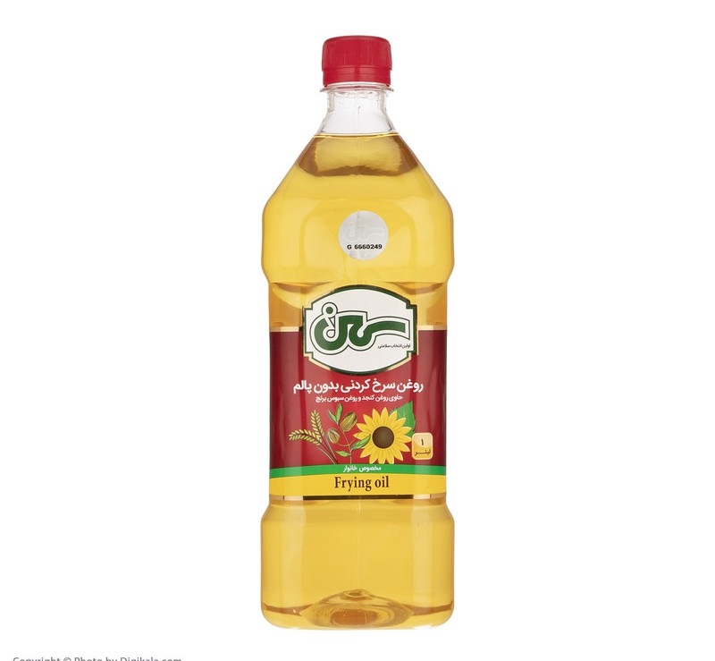 روغن سرخ کردنی حاوی کنجد1 لیتری
